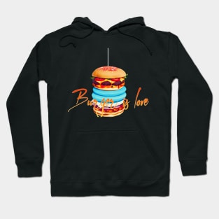 burger is love Hoodie